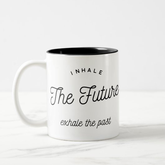 inhale the future ツートーンマグカップ (左)