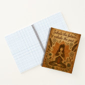 Inhale the Future, Exhale the Past – Boho Notebook ノートブック (内部)