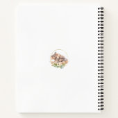 Inhale the Future, Exhale the Past – Boho Notebook ノートブック (裏面)