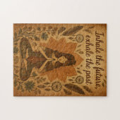 🧩 Inhale the Future, Exhale the Past – Boho Yoga  ジグソーパズル (横)