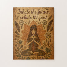 🧩 Inhale the Future, Exhale the Past – Boho Yoga 