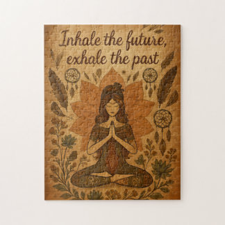 🧩 Inhale the Future, Exhale the Past – Boho Yoga  ジグソーパズル