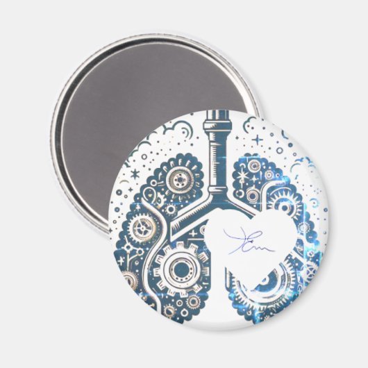 Inhalo de coeur Aimant マグネット (正面/裏面)