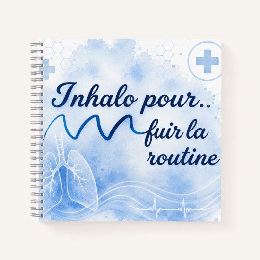 Inhalo pour fuir la routine ノートブック (正面)
