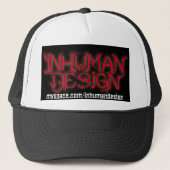 inhumandesignlogo2、myspace.com/inhumandesign キャップ (正面)