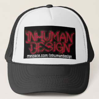 inhumandesignlogo2、myspace.com/inhumandesign キャップ