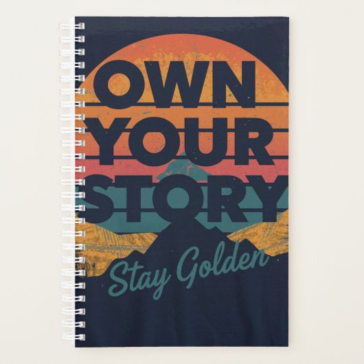 inimalist Inspirational Notebook | Modern Office A プランナー手帳 (正面)