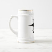 INIMICAのロゴステイン ビールジョッキ (左)