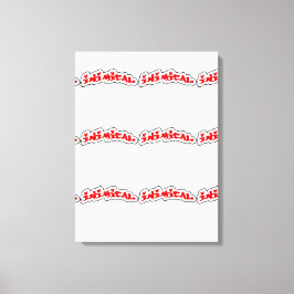 Inimicalロゴの引き伸ばしキャンバス印刷 キャンバスプリント