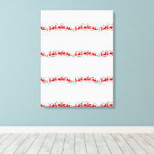 Inimicalロゴの引き伸ばしキャンバス印刷 キャンバスプリント (インサイチュ (ウッドフロア))