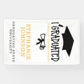 INISHE.D PHD大学院を卒業 横断幕 (横)