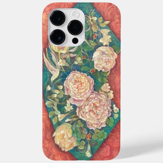 Inishie Bouquet: Antique Rose Fan Case-Mate iPhoneケース (裏面)