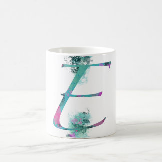 initial E mug コーヒーマグカップ