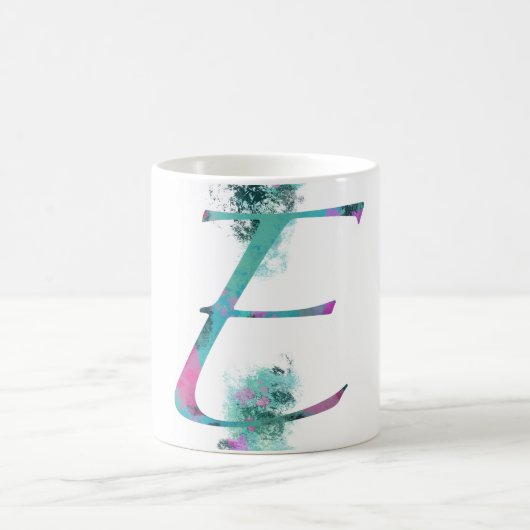 initial E mug コーヒーマグカップ (中央)