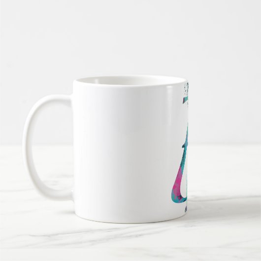 initial E mug コーヒーマグカップ (左)