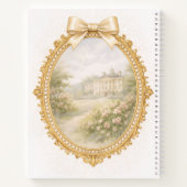 Initial H Personalized Teacher Gift Regency ノートブック (裏面)