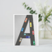 initial letter A in the shape of a road (スタンド正面)