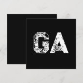 Initial Letters Monogram Black White Plain Simple  (正面/裏面)
