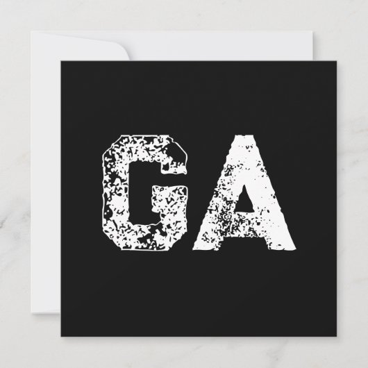 Initial Letters Monogram Black White Plain Simple  (正面)