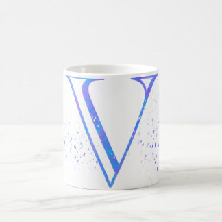 initial V mug コーヒーマグカップ
