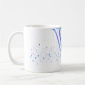 initial V mug コーヒーマグカップ (左)