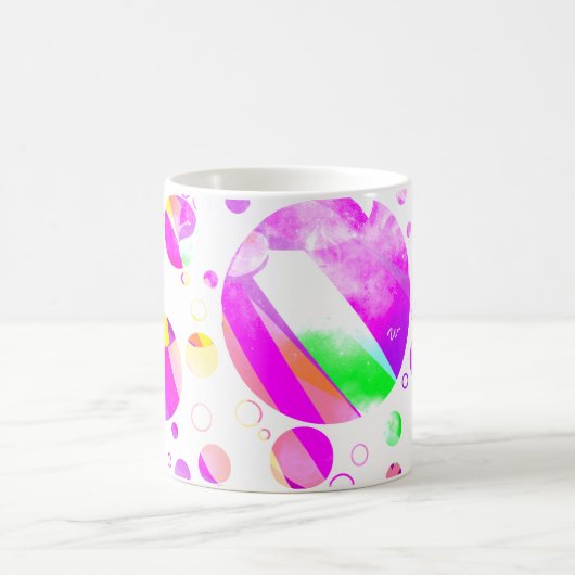 initial W mug コーヒーマグカップ (中央)