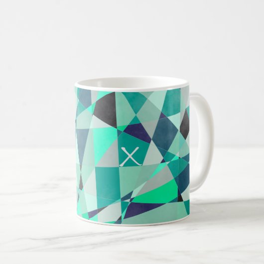 initial X mug コーヒーマグカップ (正面右)