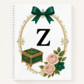 Initial Z Keepsake Gift Regency Elegant ノートブック (正面)