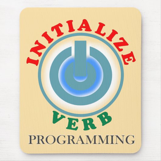 Initialize Verb in Cobol Programming マウスパッド (正面)