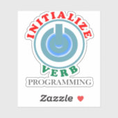 Initialize Verb in Cobol Programming Sticker シール (シート)