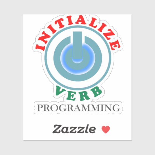 Initialize Verb in Cobol Programming Sticker シール (シート)