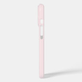 Initials Pastel Pink Minimalist Gold Calligraphy  Case-Mate iPhoneケース (裏面 / 左)
