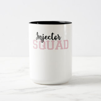 Injector Squad Med Spa Cosmetic Injector ツートーンマグカップ