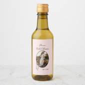 .inkボウブライダルシャワーお気に入りミニワインラベル ワインラベル (正面)