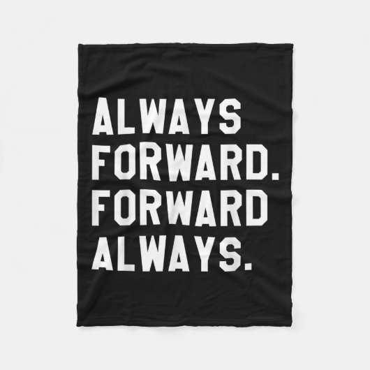 Ink &amp; Impressions Always Forward _ Forward Alw フリースブランケット (正面)