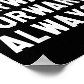 Ink &amp; Impressions Always Forward _ Forward Alw ポスター (角)