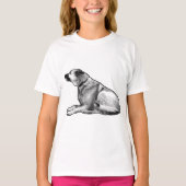 Ink-Dot Calm Tシャツ (正面)