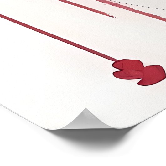 Ink drawing of Vietnamese Lady ポスター (角)