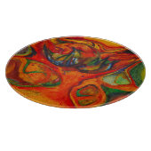 Ink flower カッティングボード (角)