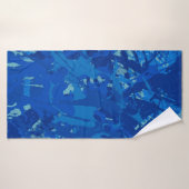 Ink hand made painting. Abstract wall art. Creativ バスタオル (バスタオル)