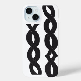 Ink Loops Phone Case Monochrome iPhone 15ケース