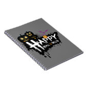 Ink of the Night：ハロウィーンインスパイアスパイラル写真 ノートブック (右側)