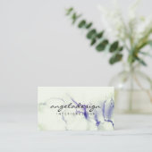 Ink Ombre Purple Green Color 名刺 (スタンド正面)