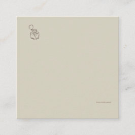 Ink Pot-Forgotten Archive- Minimalist エンクロージャーカード