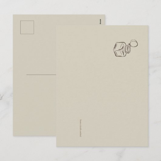 Ink pot- Forgotten Archive- Minimalist シーズンポストカード (正面/裏面)