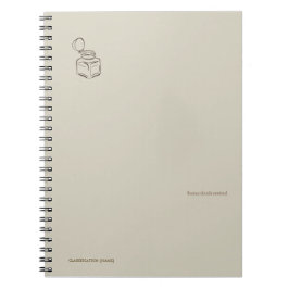 Ink pot- Forgotten Archive- Minimalist ノートブック