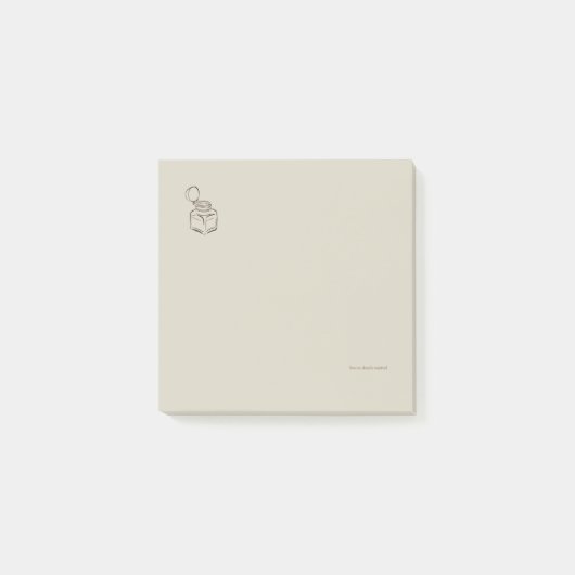 Ink pot- Forgotten Archive- Minimalist ポストイット (正面)