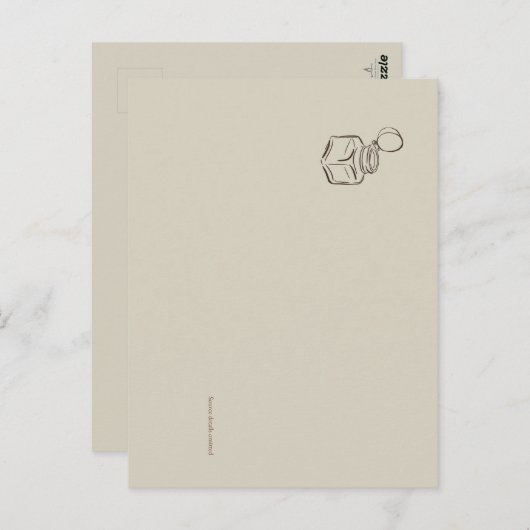 Ink pot- Forgotten Archive- Minimalist ポストカード (正面/裏面)