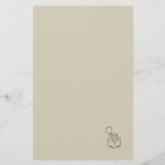 Ink pot- Forgotten Archive- Minimalist 便箋 (正面)