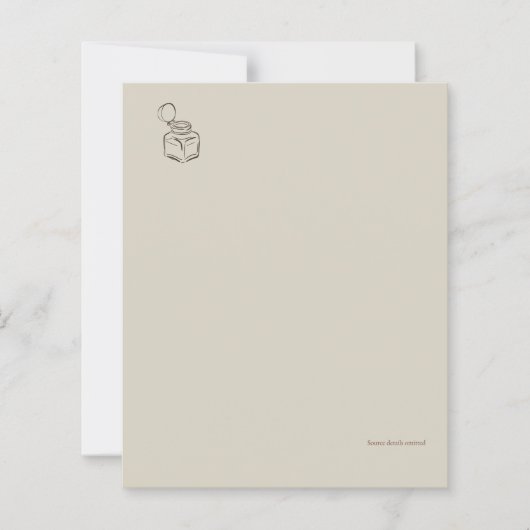 Ink Pot-Forgotten Archive- Minimalist Papersheet (正面)